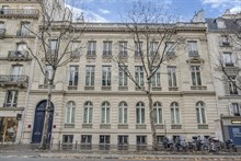 Monthly furnished rental with two double bedrooms for four boulevard Saint Germain Paris seventh district 7th arrondissement