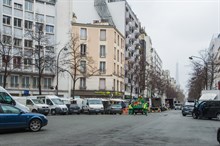 Weekly furnished rental luxury two bedroom with terrace on rue Saint Charles Paris Beaugrenelle fifteenth district / 15th arrondissement