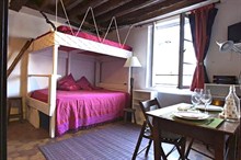 furnished studio to rent long term for 4 guests latin quarter paris