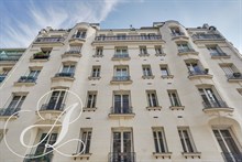 Furnished accommodation for 4 to 6 in spacious 3-room, 2-bedroom flat available for rent by month, between Montmartre & Grands Boulevards Paris IX