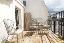 3 furnished rooms for short term rent Paris 3rd district