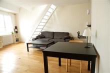 Comfortable accommodation for 4 in short-term rental duplex, rue de la Petite Truanderie, Paris 1st