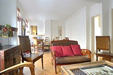 Short-term rental of a furnished duplex 4 bedrooms on rue Saint Charles Paris 15th