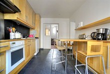 temporary rental for beautiful duplex 4 BR furnished rue Saint Charles Paris XV