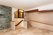 Weekly 2-room apartment rental for 4 near Montparnasse Tower in a modern building, Paris 14th