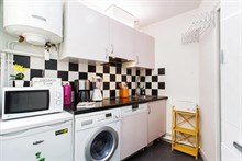 monthly rental apartment furnished and equipped for 2 guests boulevard de la Villette Paris XIX