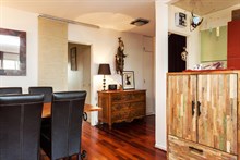 Turn-key 3-room apartment at Republique Paris 10th, available for business stays by the week or month