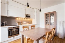 Weekly rental, 2/4-person furnished apartment with double bedroom at Goncourt Paris 11th