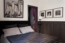 Furnished accommodation for 2 guests, short-term weekly stays on left bank, Paris 6th