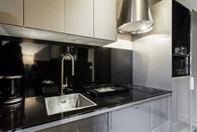 Turn-key flat rental, fully furnished studio on rue du Four on Saint Germain des Prés, Paris 6th