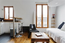 Honeymoon stays in romantic apartment near Canal de l’Ourq, Paris 18th