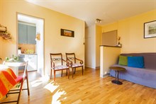 Short sabbaticals, furnished apartment rental in 1-bedroom Paris apartment with wifi in Paris 15th district