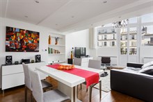 Luxurious 1-bedroom apartment with duplex for 4 in Paris 8th, rue du Faubourg Saint Honoré