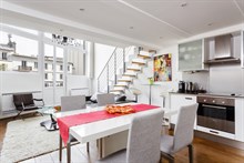 Luxurious 1-bedroom apartment with duplex for 4 in Paris 8th, rue du Faubourg Saint Honoré