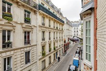 Honeymoon apartment rental near famous Passy village with romantic bedroom, wifi, Paris 16th