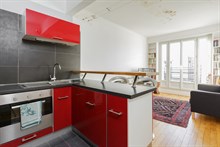 Short sabbaticals, furnished apartment rental in 1-bedroom Paris apartment in Paris 16th district