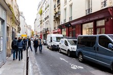 Location meublée de courte durée d'un F2 de standing pour 2 ou 4 personnes dans le Marais Paris 4ème