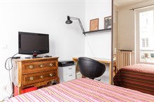 Location meublée temporaire d'un appartement de 2 pièces confortable pour 2 Paris 7ème