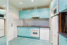 Location meublée d'un F3 confortable avec 2 chambres pour 5 à Montparnasse Paris 14ème