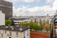 Location d'un appartement de 2 pièces pour courte durée pour 2 ou 4 personnes avec balcon filant aux Gobelins Paris 13ème arrondissement
