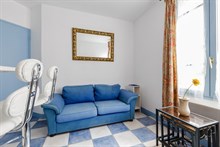 Location meublée confortable d'un appartement de 3 pièces avec 2 chambres à Plaisance Paris 14ème arrondissement