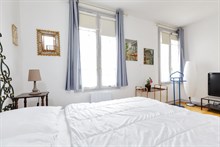 Location mensuelle en temporaire d'un appartement de 3 pièces avec 2 chambres doubles à Plaisance Paris 14ème