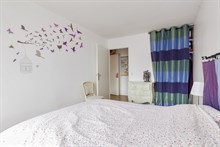 Location meublée de courte durée d'un appartement de 3 pièces avec 2 chambres et spacieuse terrasse à Montrouge