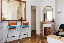 Location meublée agréable d'un F2 confortable pour 4 personnes entre Place de Clichy et Montmartre Paris 18ème arrondissement