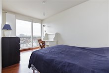 F3 confortable pour 6 personnes à louer meublé en famille avec terrasse et vue sur Paris à Garibaldi, Saint Ouen