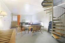 Duplex de standing à louer en courte durée au mois pour 2 ou 4 personnes à Denfert Rochereau Paris 14ème