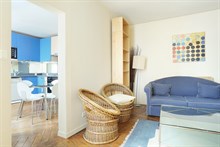 A louer en courte durée au mois bel appartement de 2 pièces pour 2 ou 4 personnes à Odéon Paris 6ème