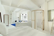 Location meublée temporaire d'un grand loft à République Canal Saint Martin Paris 10ème