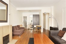 Location meublée mensuelle d'un appartement F2 pour 4 personnes à Trocadéro Paris 16ème