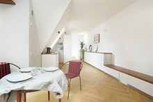 Location meublée mensuelle d'un appartement de 2 pièces pour 2 dans le Village d'Auteuil Paris 16ème
