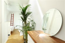 Location meublée de standing d'un appartement F2 pour 2 dans le Village d'Auteuil Paris 16ème arrondissement