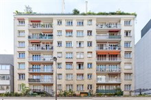 Location meublée mensuelle à l'année d'un F2 de standing à Montparnasse Pasteur Paris 15ème