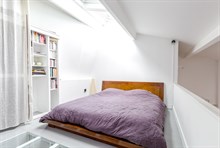 Location meublée mensuelle d'un duplex pour 6 avec 2 chambres à Tolbiac Paris 13ème