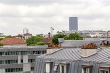 Location meublée mensuelle d'un duplex avec 2 chambres pour 6 à Tolbiac Paris 13ème