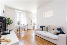 Location meublée mensuelle d'un appartement de 2 pièces à Commerce Paris 15ème arrondissement