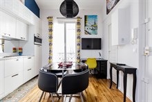 Location meublée mensuelle d'un appartement en mezzanine pour 2 à Alésia Paris 14ème arrondissement
