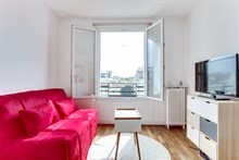 Location à la semaine en courte durée d'un studio confortable pour 2 personnes à Levallois