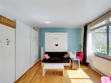 A louer à la semaine appartement meublé studio pour 2 personnes à Boulogne Porte de Saint Cloud