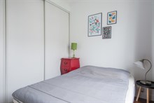 Location meublée mensuelle d'un F2 confortable pour 2 ou 3 à Montmartre Paris 18ème