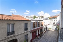 Location meublée au mois d'un F3 de standing avec 2 chambres à Jules Joffrin Montmartre Paris 18ème