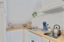 Location meublée de standing d'un appartement de 2 pièces pour 2 avec balcon à Nation Paris 12ème