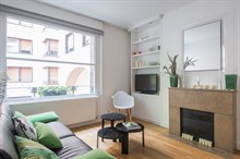 Location meublée mensuelle d'un appartement de 2 pièces confortable pour 2 à Montparnasse Paris 15ème