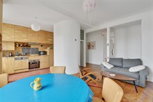 Location meublée tempraire avec 2 chambres rue Cler Paris 7ème