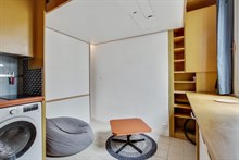 Location meublée mensuelle d'un studio agréable à Cadet Saint-Georges Paris 9ème