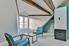 Location meublée mensuelle d'un loft de standing à Strasbourg Saint Denis République Paris 10ème arrondissement