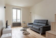 Location meublée annuelle d'un F2 refait à neuf pour 2 à Odéon Saint Germain Paris 6ème